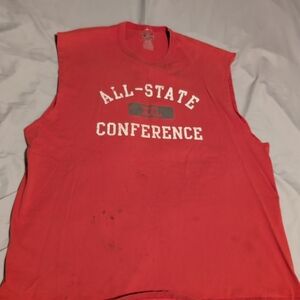Red All-State Conference Sleeveless Shirt